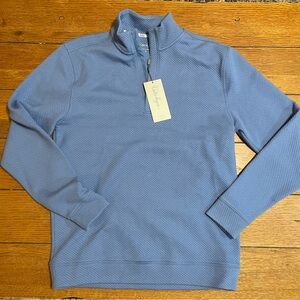 Walter Hagen Light Blue Quarter-Zip Shirt Jacket.